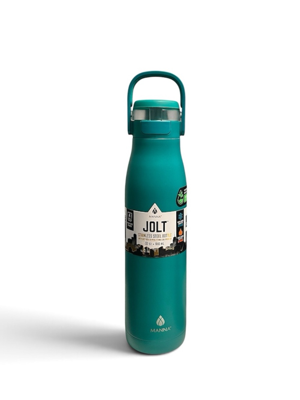 Manna JOLT Stainlee Steel Bottle 32 oz - Green